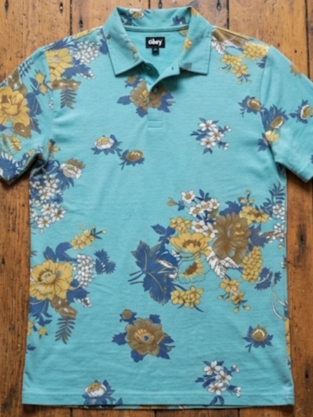 Obey Floral Print Men's polo Shirt